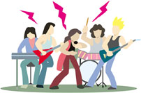 �o���h�̎���̓M�^�[